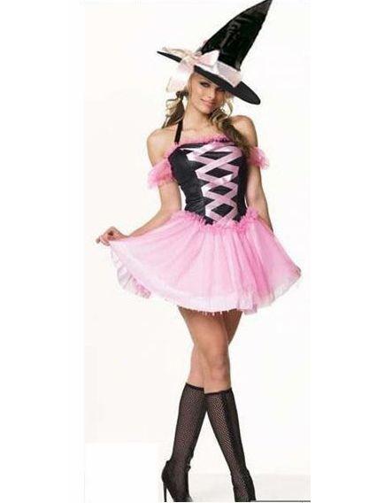 Sweet Pink Witch Costume