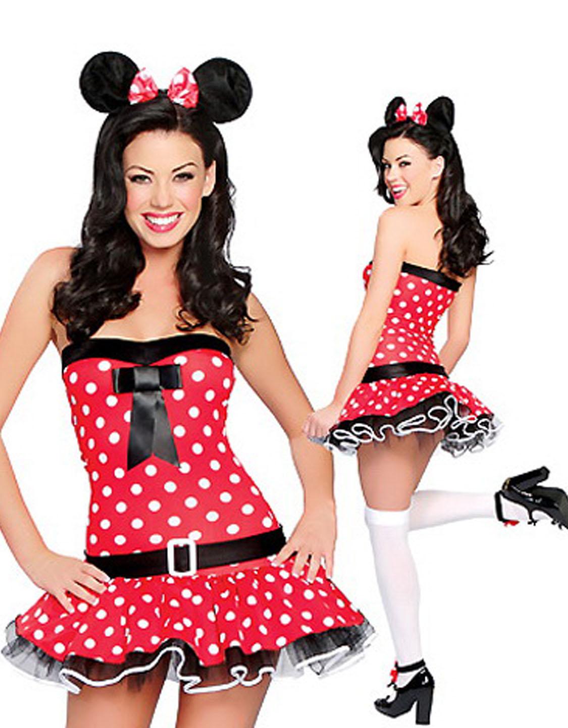 Naughty Red Dot Mikey Mouse Costume