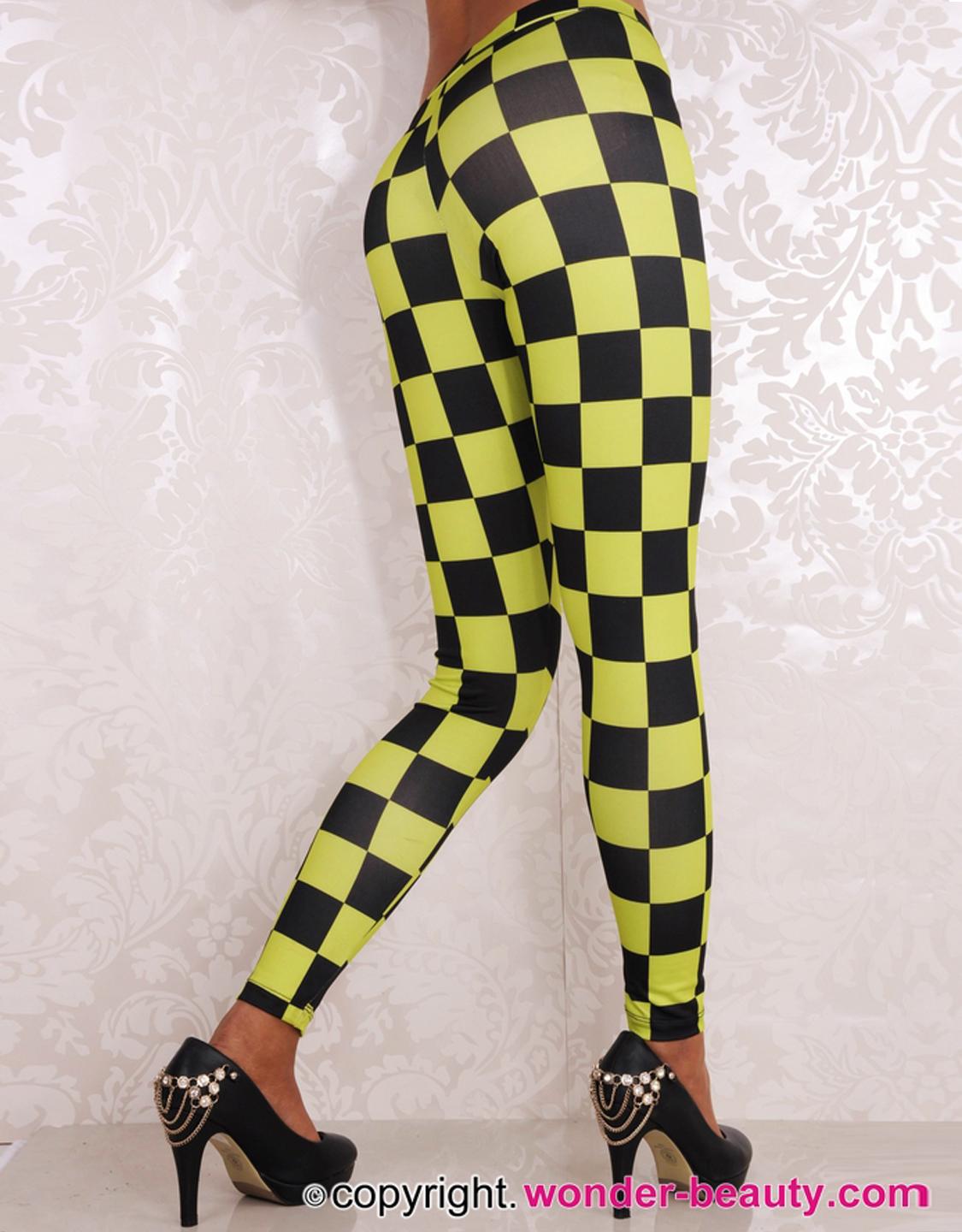 Racing Checkered Flag Leggings