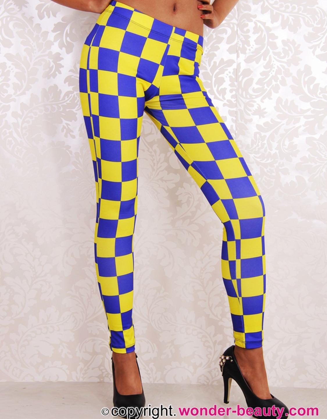 Racing Checkered Flag Leggings