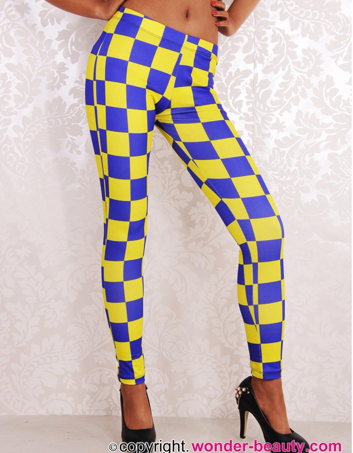 Racing Checkered Flag Leggings