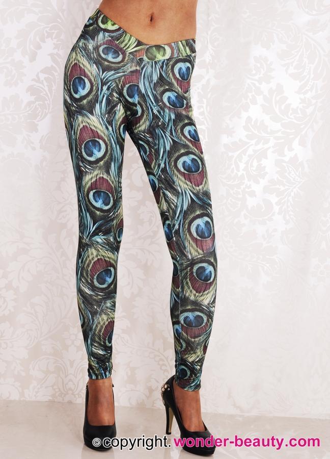 Sexy Peacock Leggings