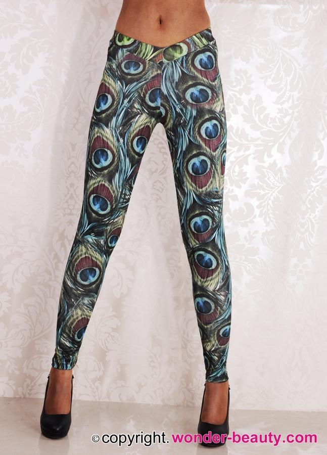 Sexy Peacock Leggings