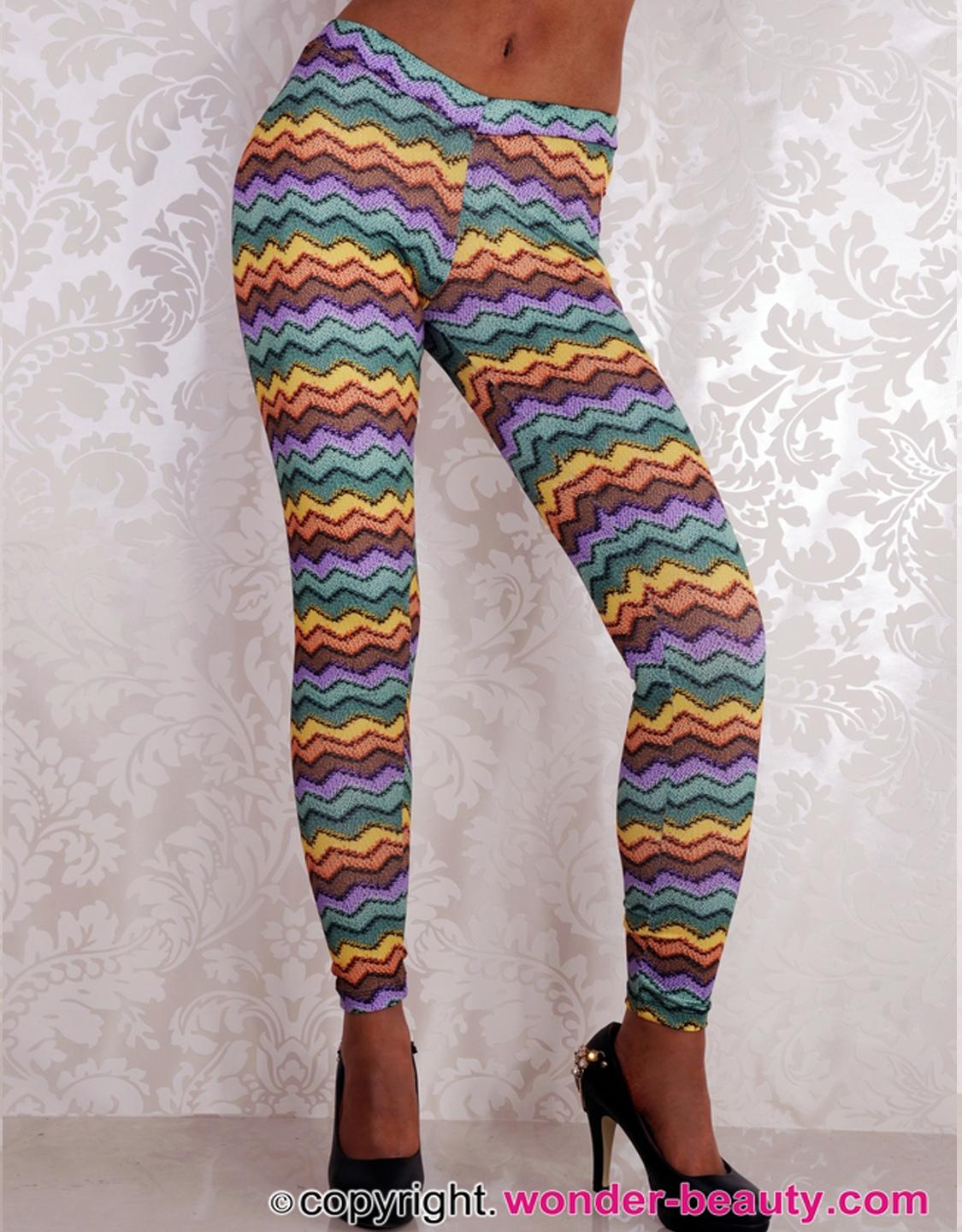 Colorful Ripple Leggings