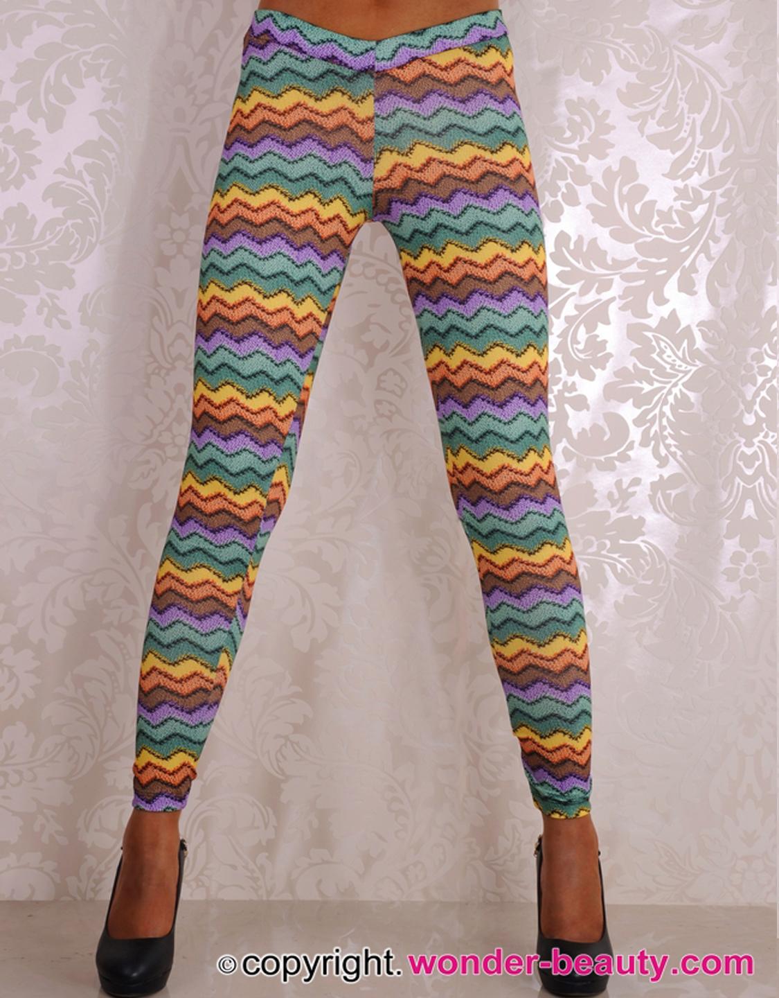 Colorful Ripple Leggings