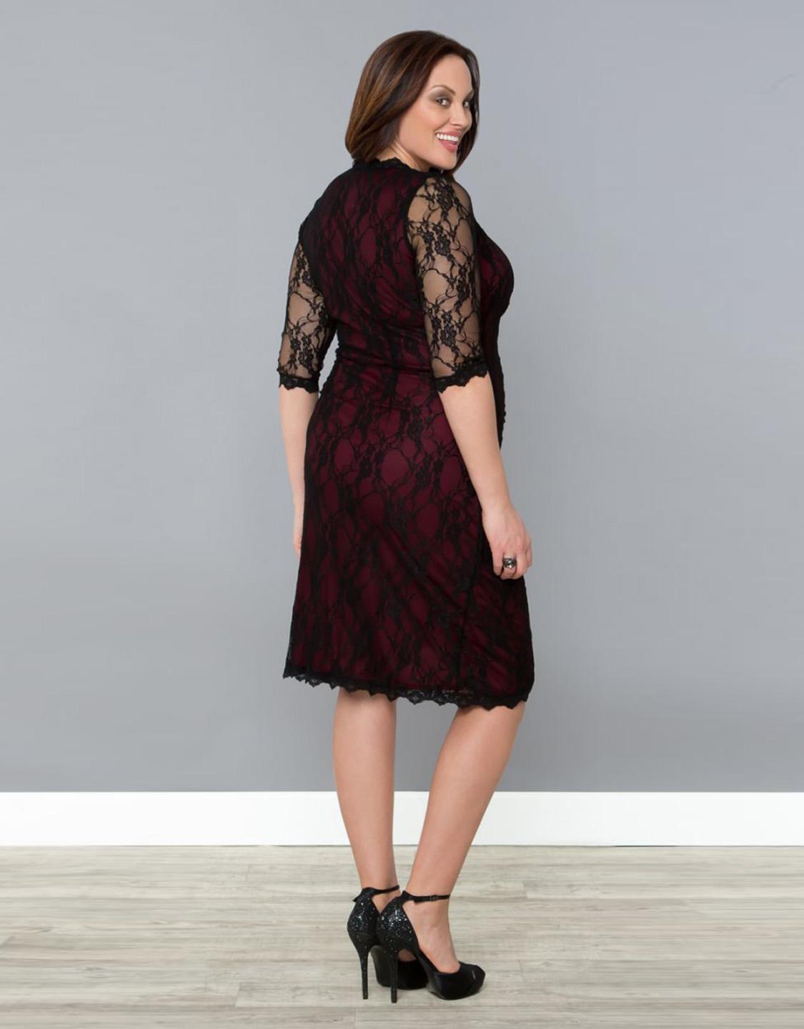 XXL-6XL Gigi Lace Cinch Dress