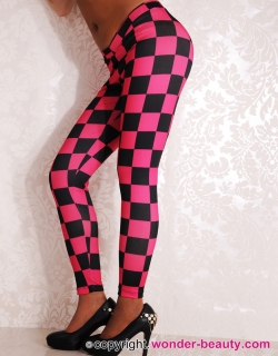 Racing Checkered Flag Leggings