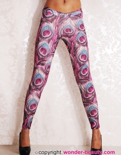 Sexy Peacock Leggings