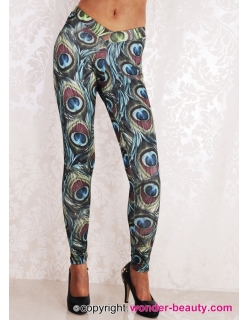 Sexy Peacock Leggings