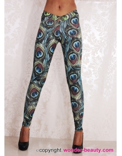 Sexy Peacock Leggings