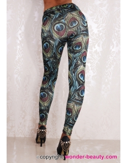 Sexy Peacock Leggings