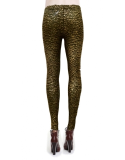 Fashion Cute Sexy Gold Printing Leggings 