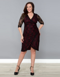 XXL-6XL Gigi Lace Cinch Dress