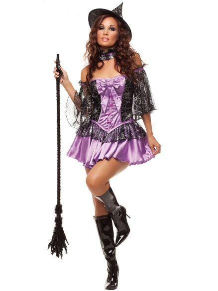 Sexy Purple Witch Costume