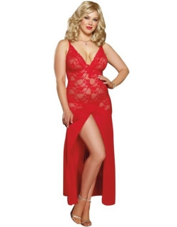 2XL-6XL Plus Size Night Dress