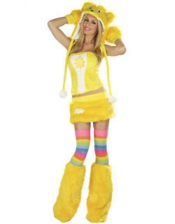Sexy Yellow Animal Costume