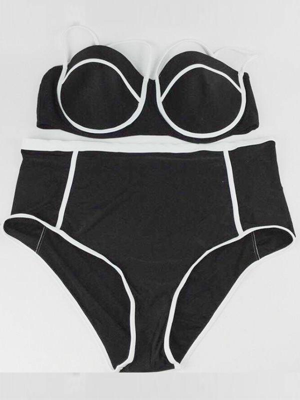 XL-4XL Plus Size Women High Waist Bikini