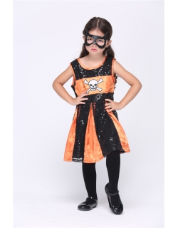 Sequin Sleeveless Cute Kids Costume