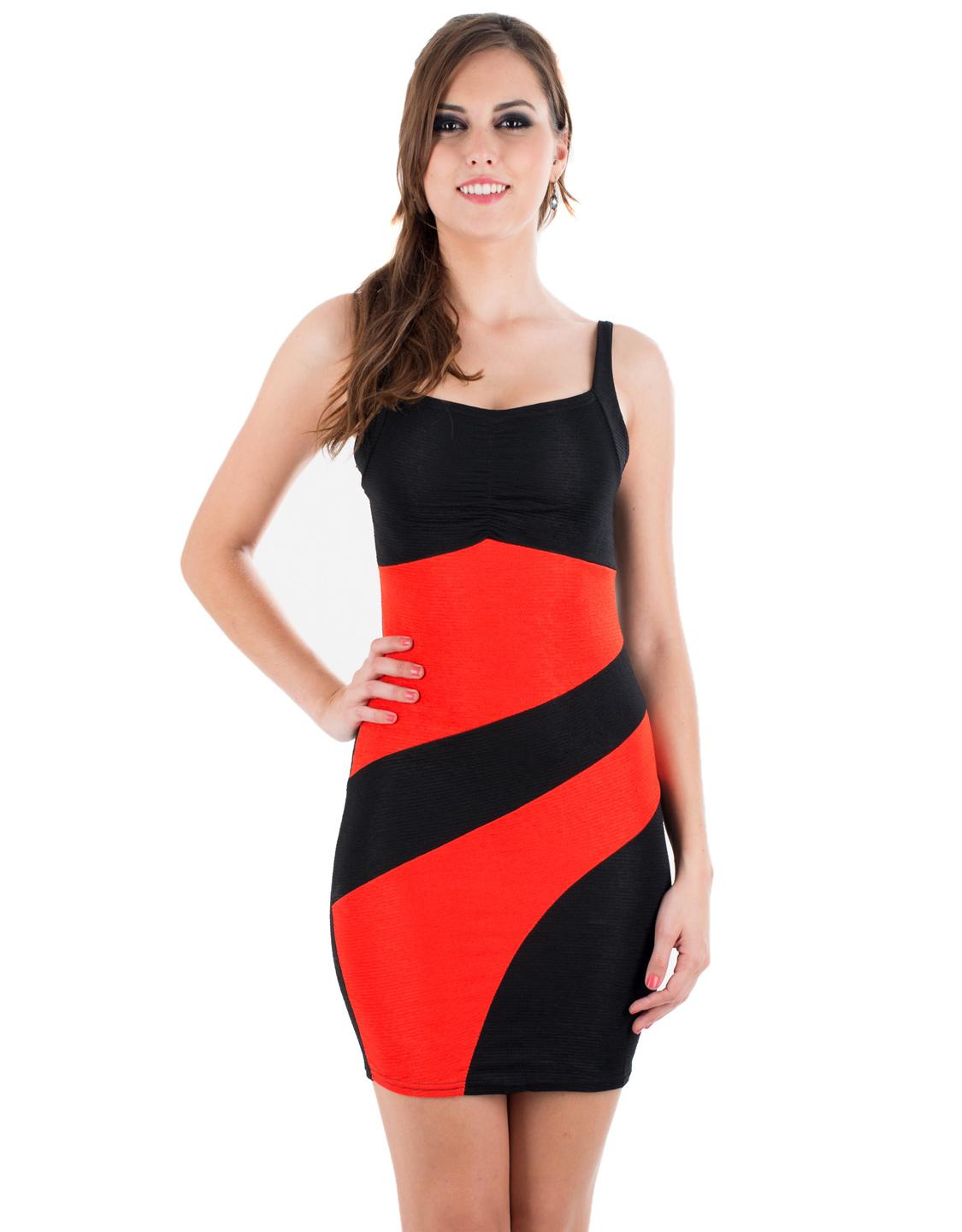 Fashion Slick Colorblock Dress