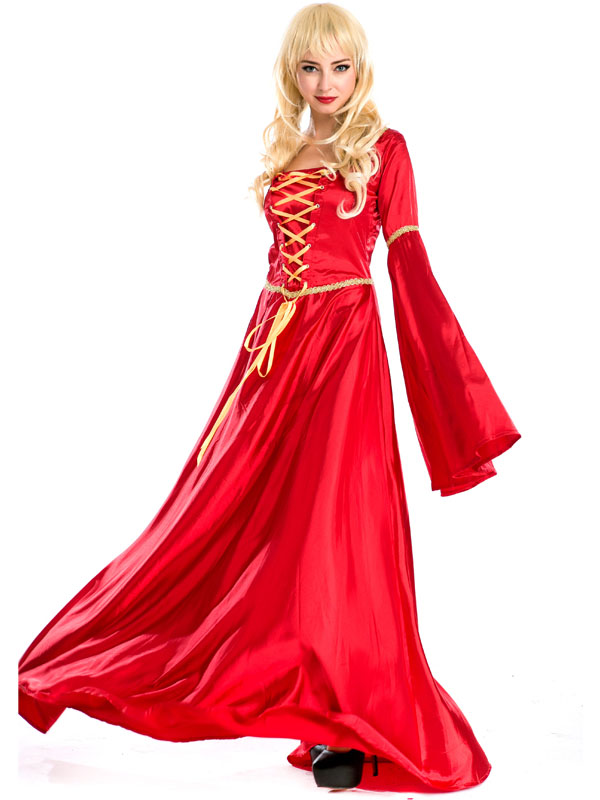 Fashion Red Woman Costume