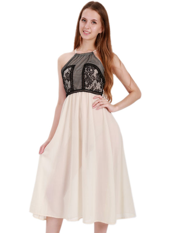 Maxi Halter Summer Elegant Dress