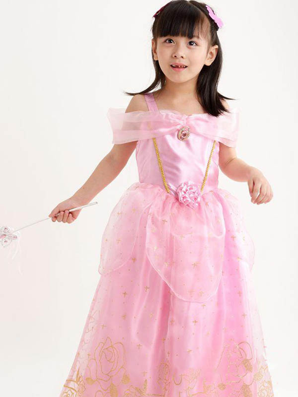 Pink Kids Cute Princess Dress