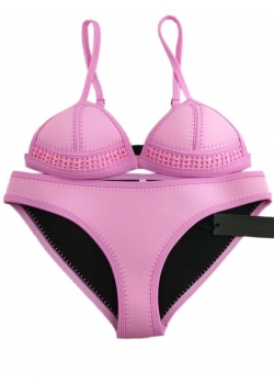 Pink Sexy Women Bikini Set