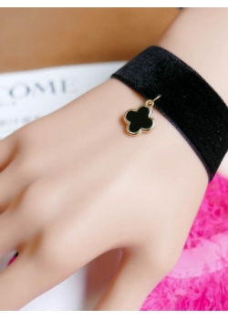 Simple Black Geometrical Bracelet