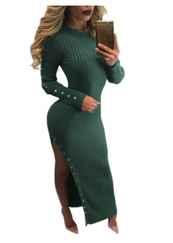 Women Fashion Long Sweater Dress