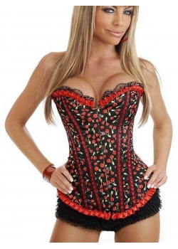 Sexy Overbust Corset With Lace