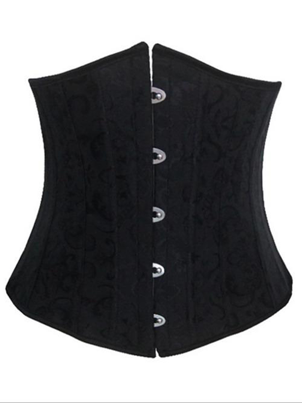 Black Jacquard Sexy Corset