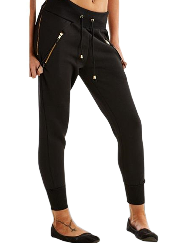 Women Casual Black Long Pants