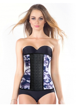 Abdomen Control Crochet Rubber Boned Waist Cincher