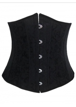 Black Jacquard Sexy Corset