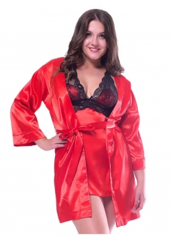 M XL-3XL Plus Size Lingerie Gown