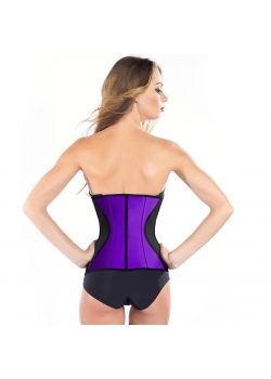 Purple Under Chest Woman Waist Corset