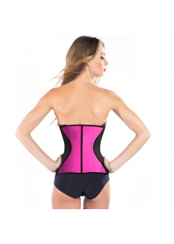 Rose Red Under Chest Woman Waist Corset