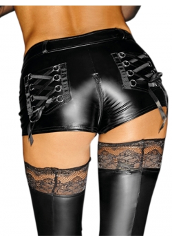 Women Leather Sexy Short Pants