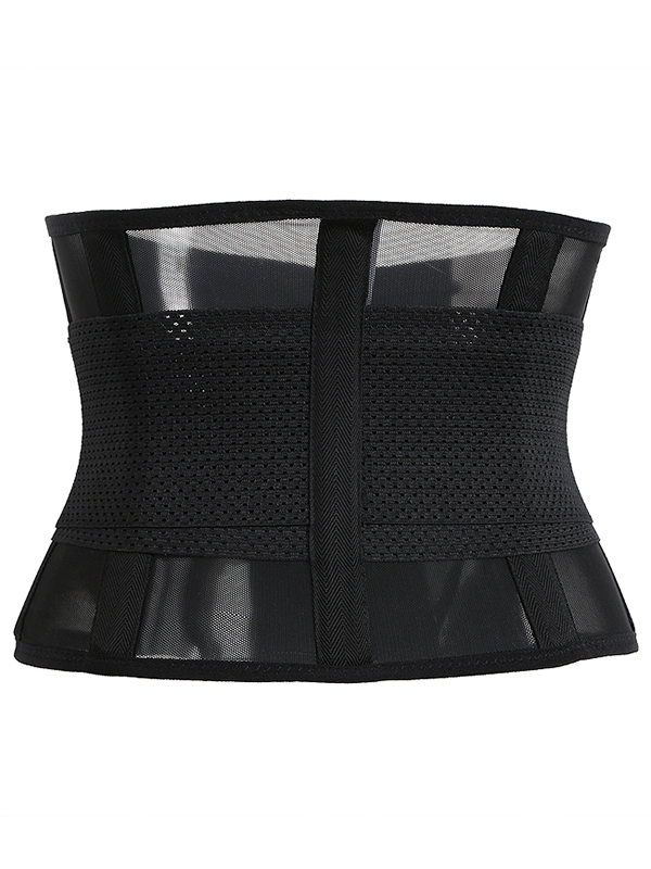 Black Woman Waist Latex Corset