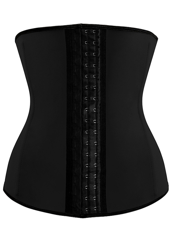 Latex Steel Boned Waist Cincher Corset