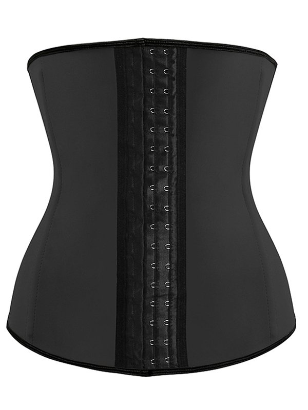 Latex Steel Boned Waist Cincher Corset