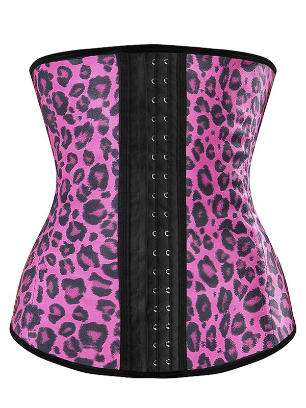 Latex Steel Boned Waist Cincher Corset