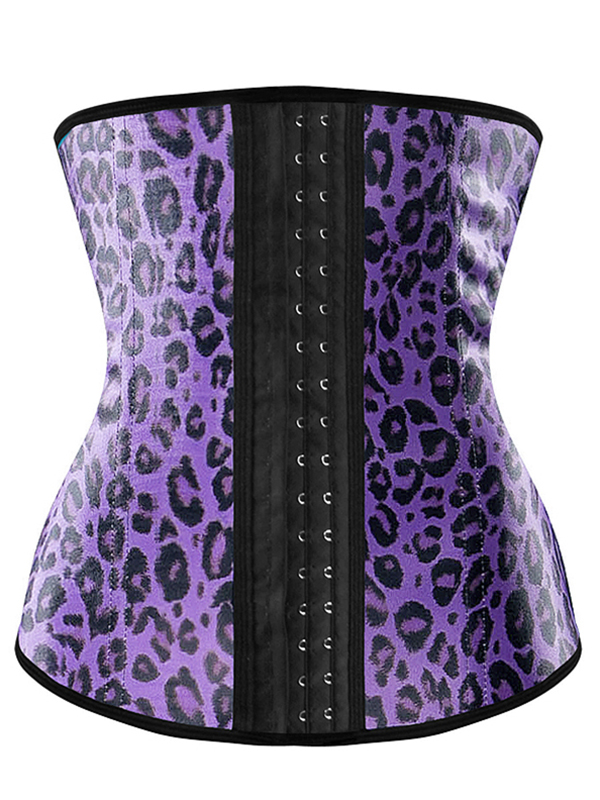 Latex Steel Boned Waist Cincher Corset