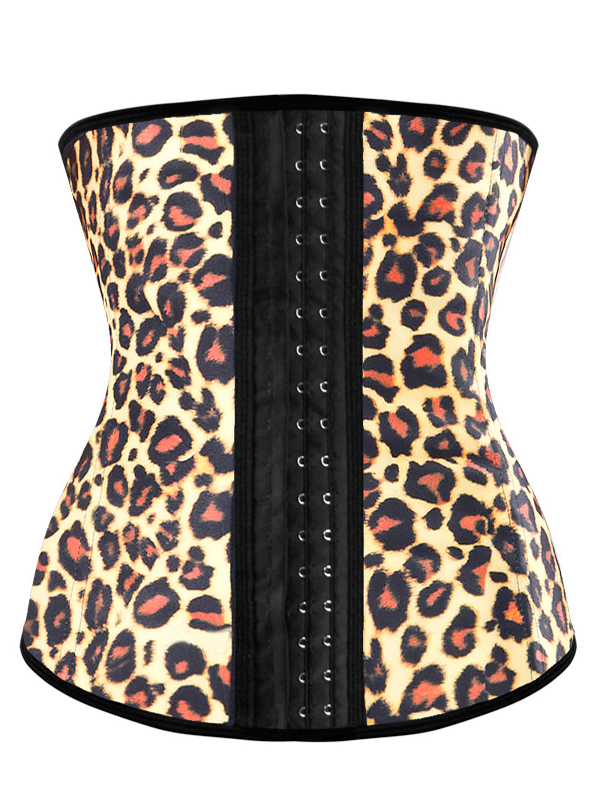 Latex Steel Boned Waist Cincher Corset