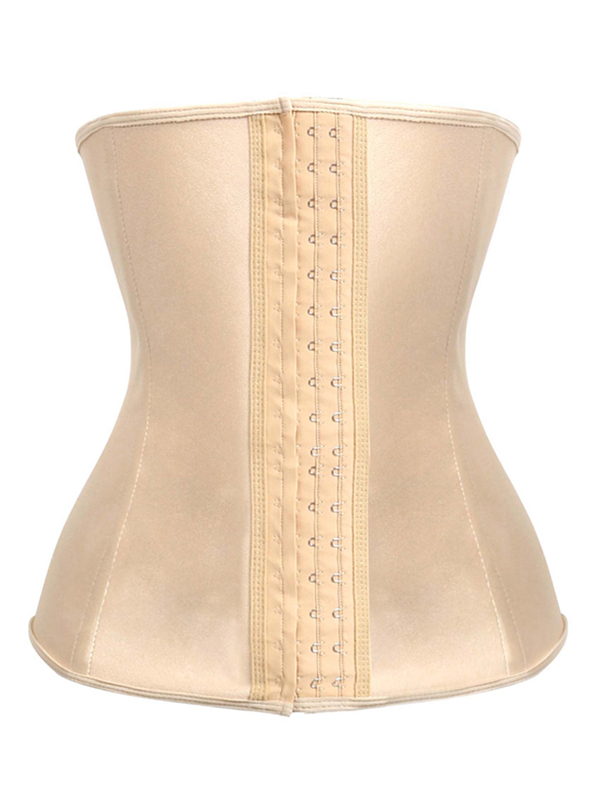 Latex Steel Boned Waist Cincher Corset