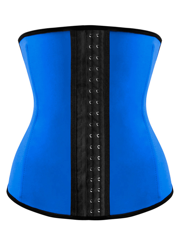 Latex Steel Boned Waist Cincher Corset