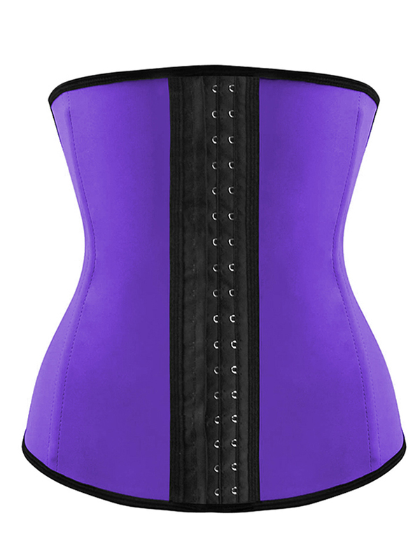 Latex Steel Boned Waist Cincher Corset