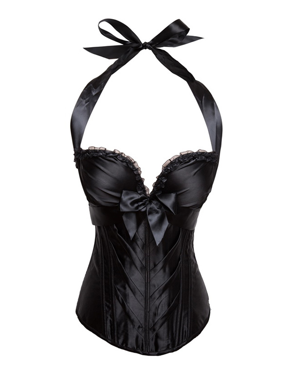 Sexy  Gothic Satin Steel Bone Corset