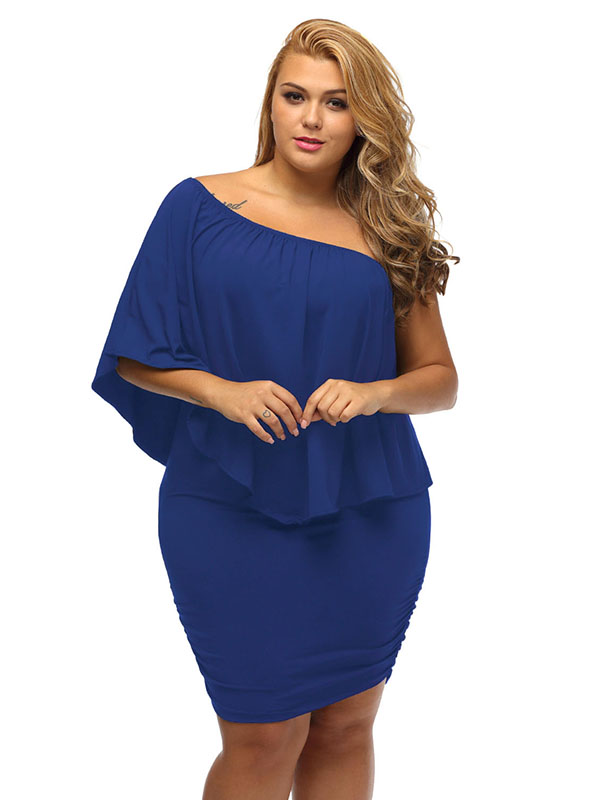 Women Fashion Plus Size Casual Dress