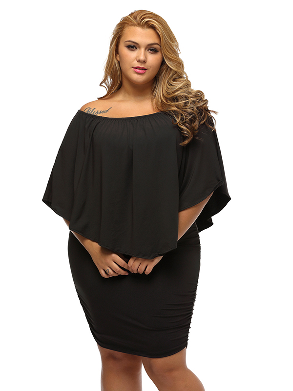 Women Fashion Plus Size Casual Dress